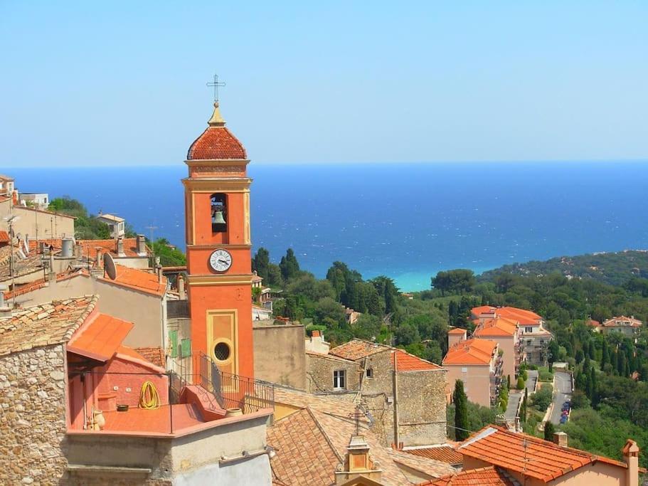 Riviera Prestige - Front De Mer - Terrasse - Parking Roquebrune-Cap-Martin Bagian luar foto