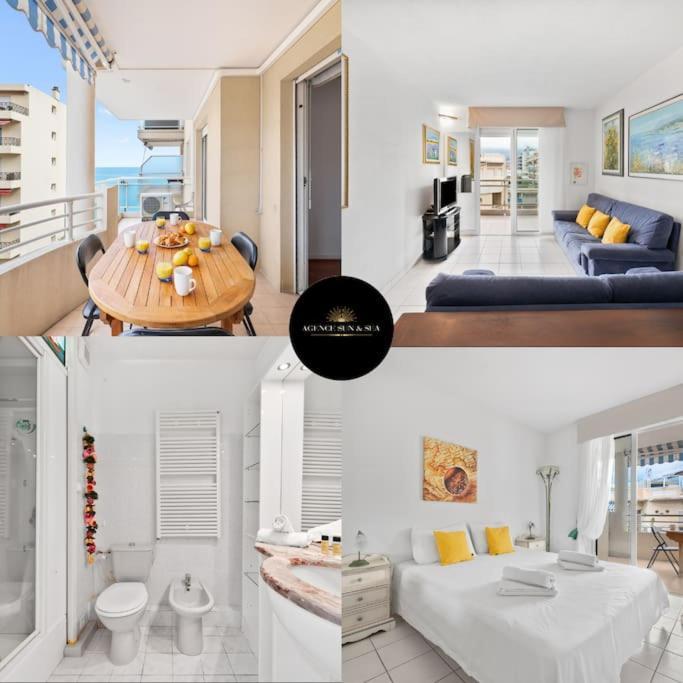 Riviera Prestige - Front De Mer - Terrasse - Parking Roquebrune-Cap-Martin Bagian luar foto
